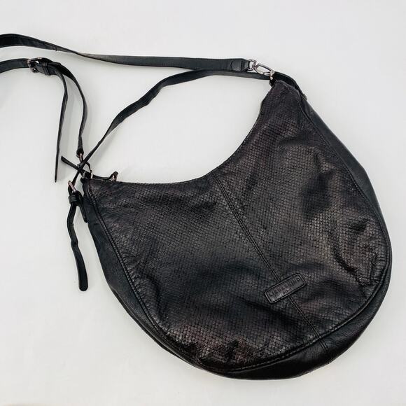 Liebeskind Berlin Snake Chatsworth Oil Black bag - Picture 1 of 9